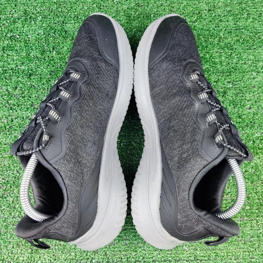 Athletic Works Sneakers Mens 7.5 Black MNAW43CA042L Fabric Upper Walking Shoes